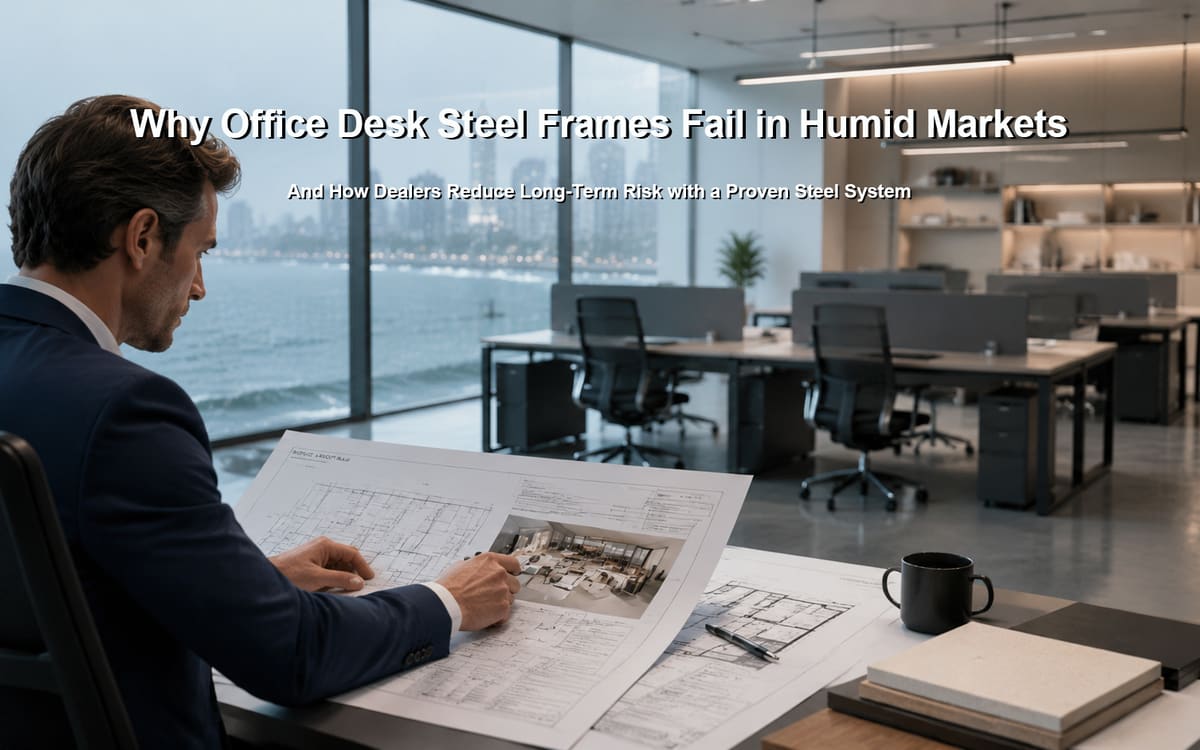 Why Office Desk Steel Frames Rust in Humid Markets — and What We Learned from Real-World Projects article cover