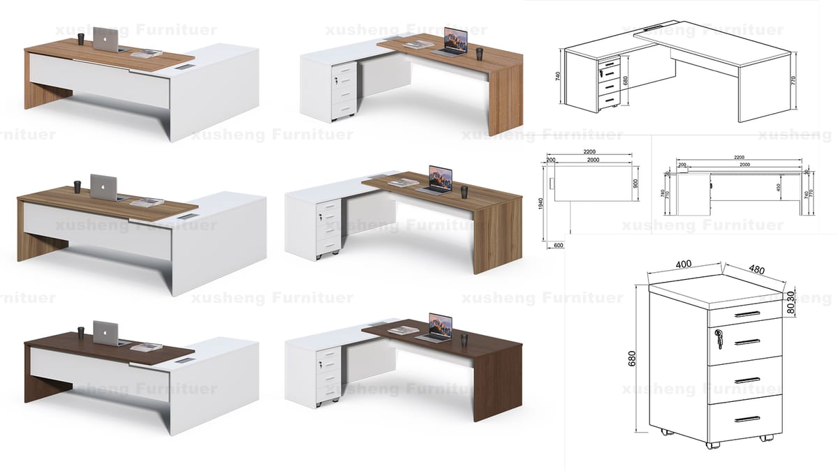 Office desk color options