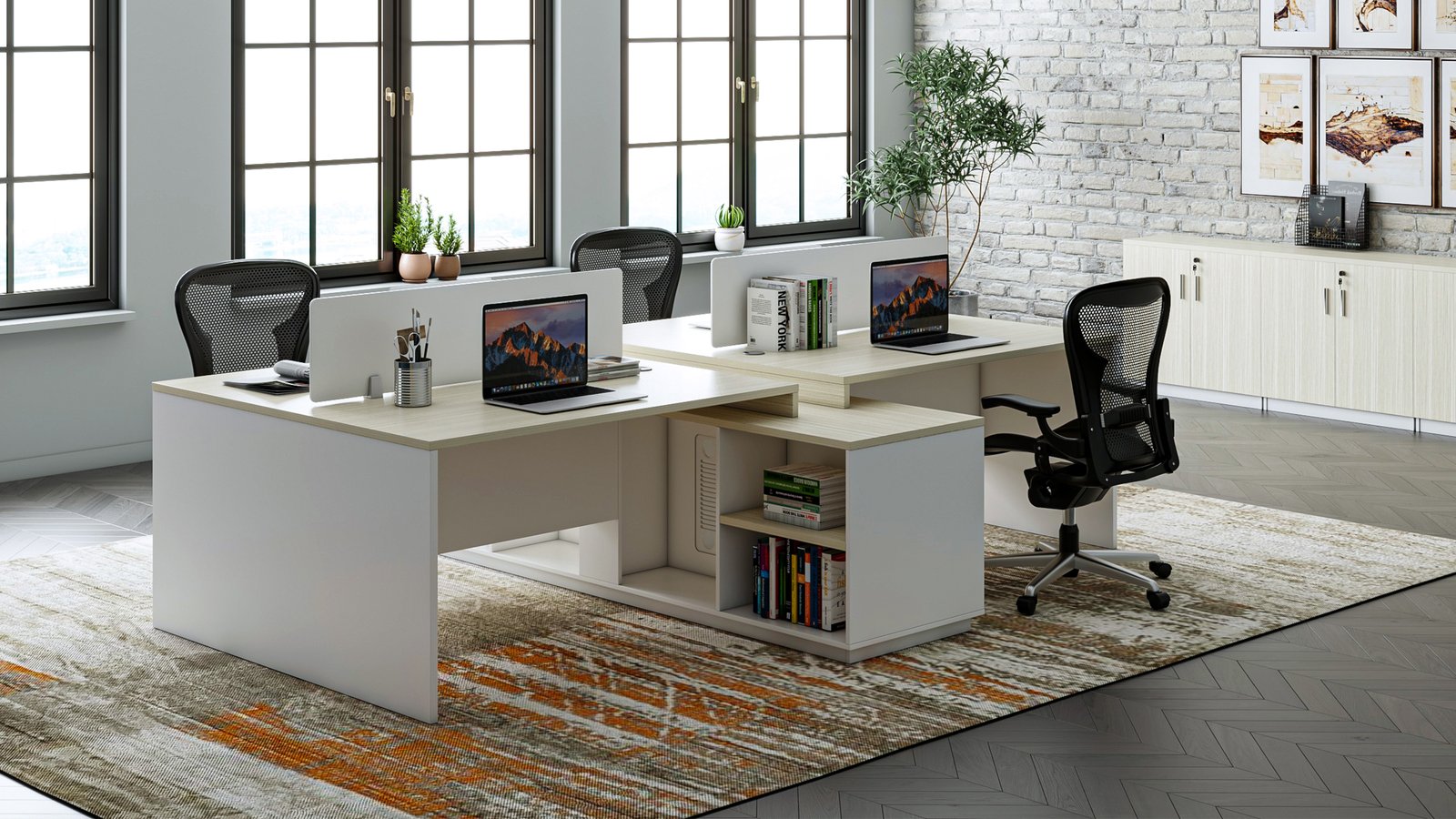 SIM Series wooden office furniture collection