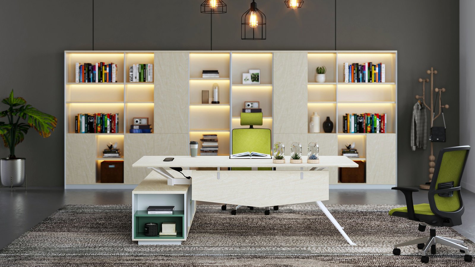 VERDE Series wooden office furniture collection