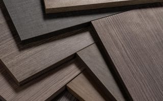 Wood grain material boards for stable materials supply