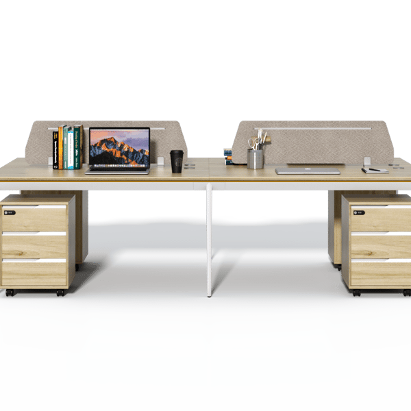 MAC 4 Person Office Desk Workstation