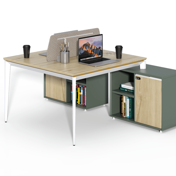 MAC Two-Person Facing Employee Desk