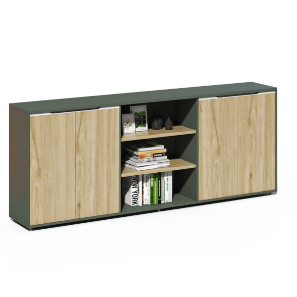 MAC Double Doors + Three Partitions Filing Cabinet