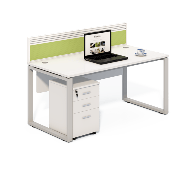 ONLY Single - Person Desk With Partition
