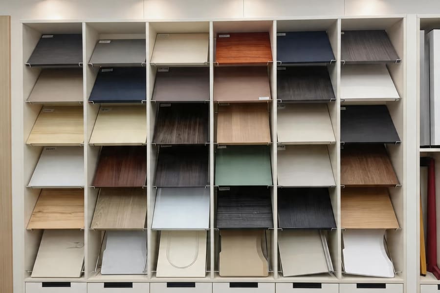 Material & finish for wooden office furniture manufacturing