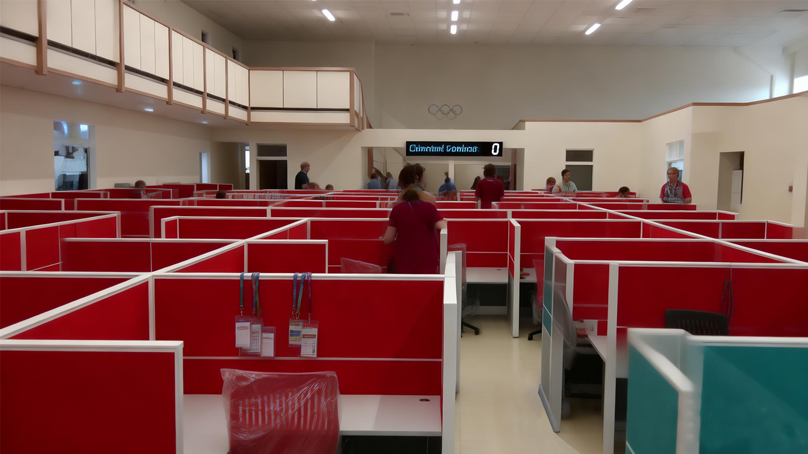 Custom office partitions for the 2012 London Olympics - image 4